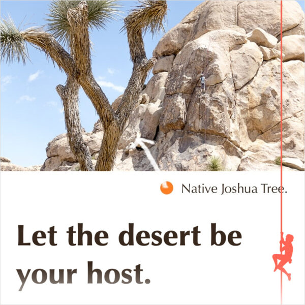 cuadro estatico de alpinista animado